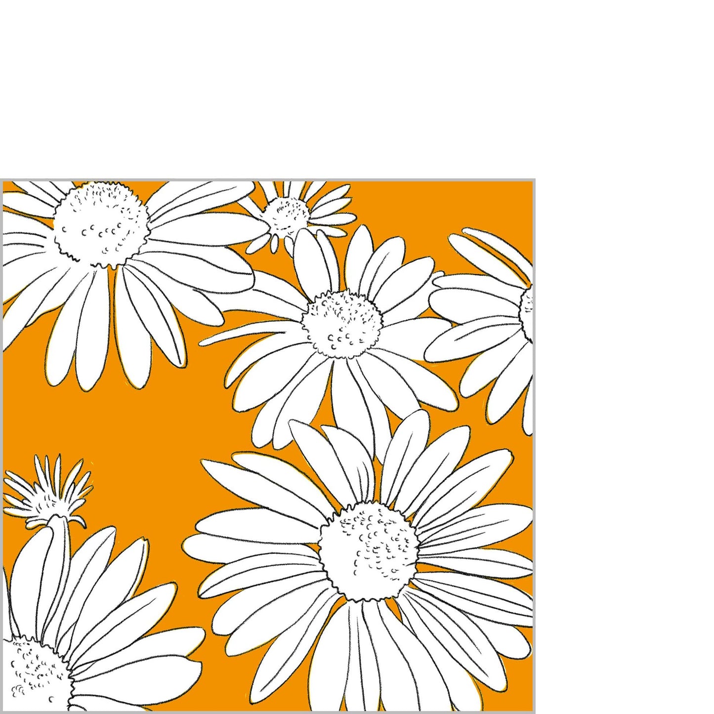Kleine Serviette - Peggy orange