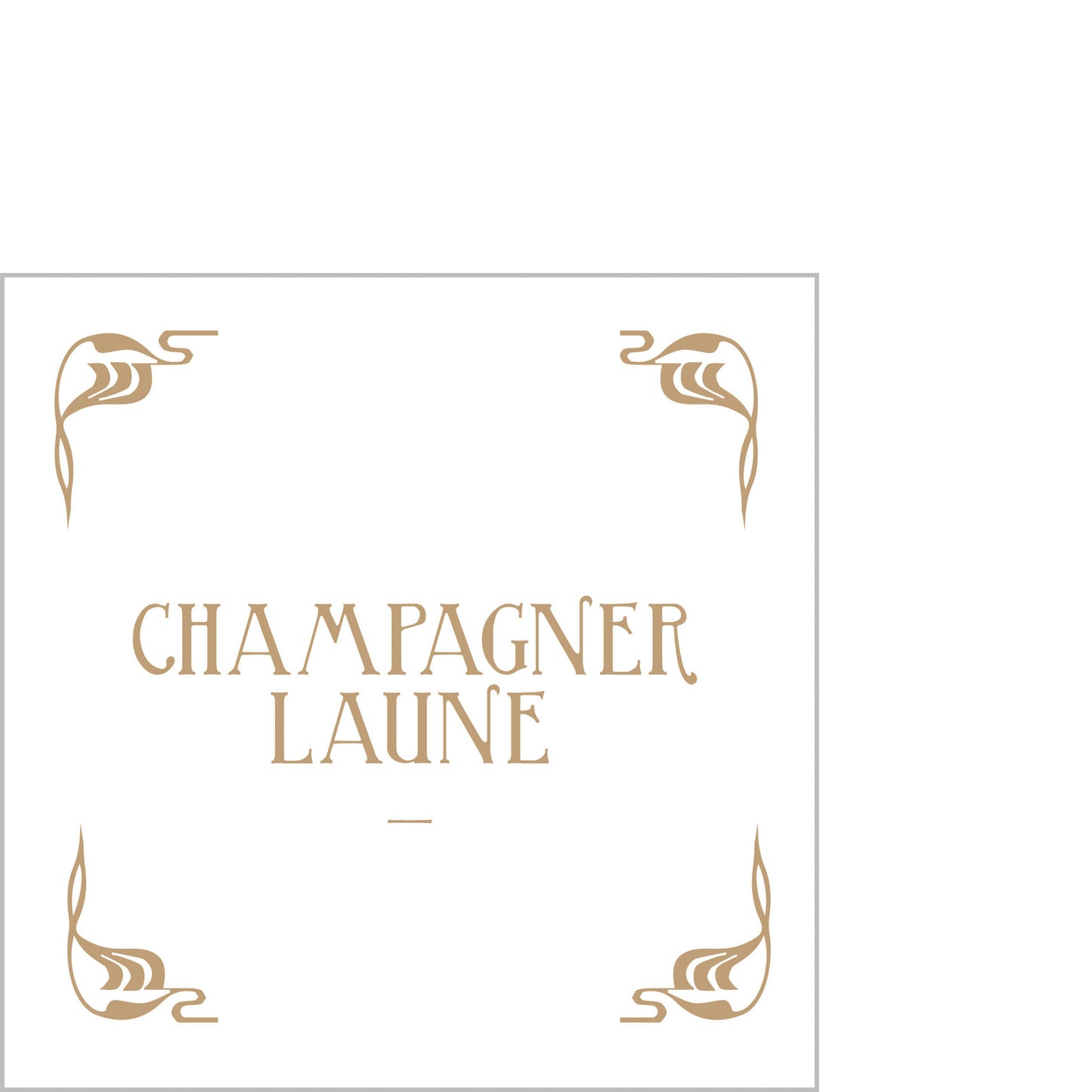 Small napkin - champagne mood