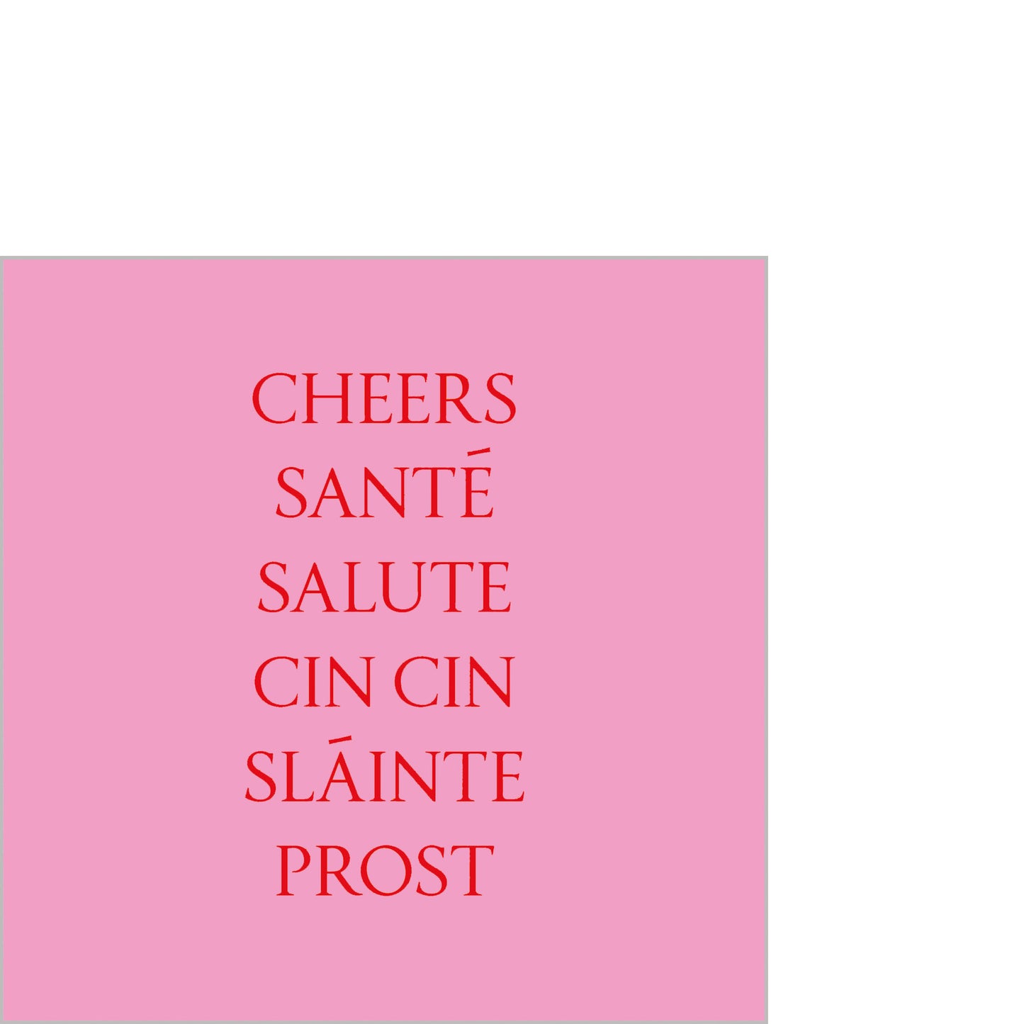 Small napkin - Cheers Prost