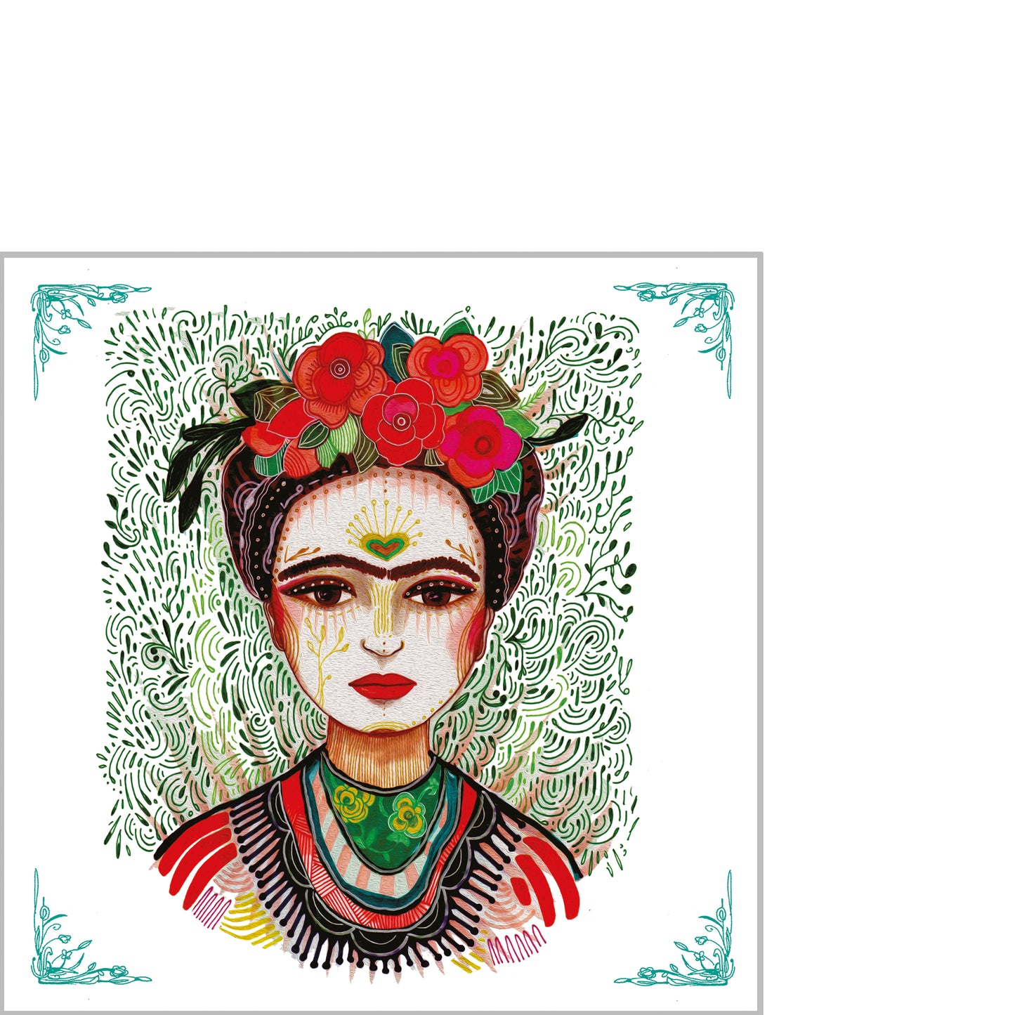 Serviette - Frida: Memory the Heart