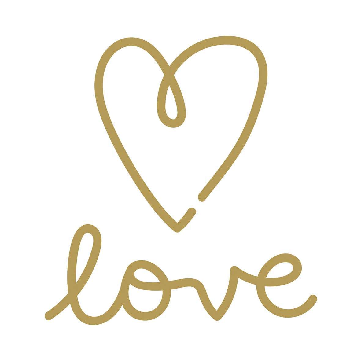 Kleine Serviette - LOVE