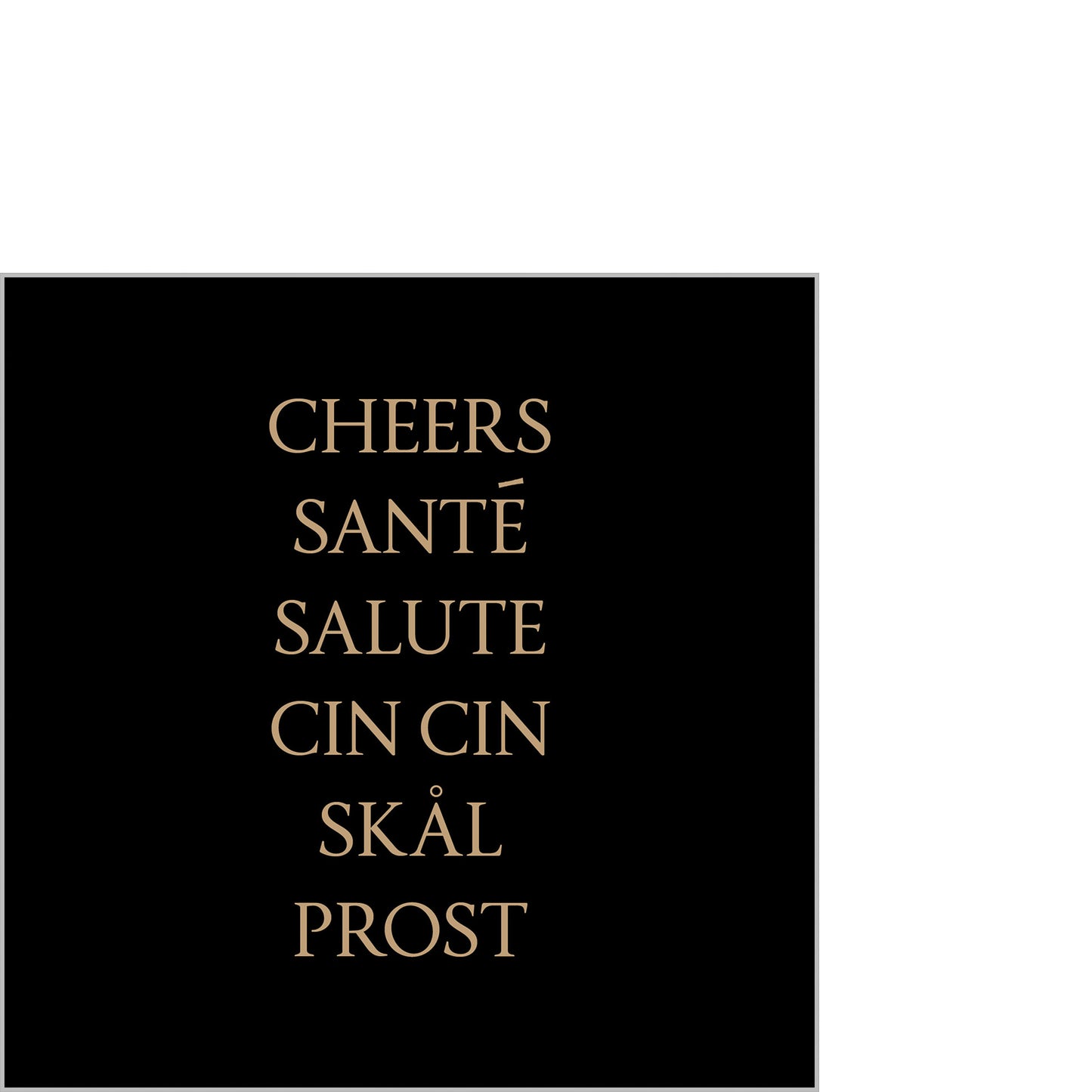 Small napkin - Cheers Prost
