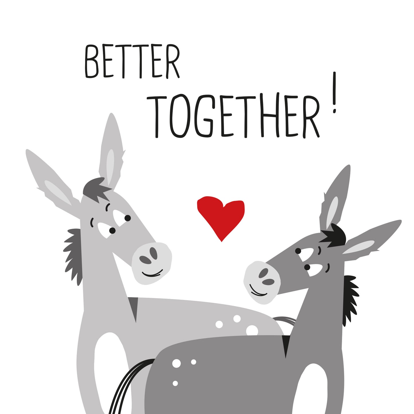 Serviette - Donkey Love