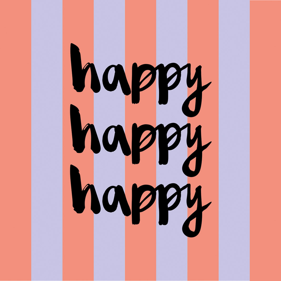 Serviette - Formart Happy