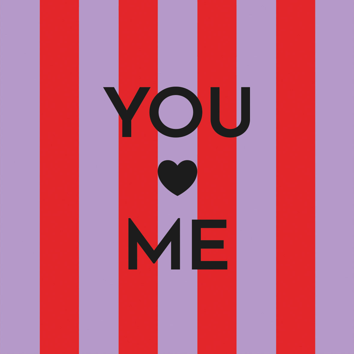 Napkin - Hearts Graphic
