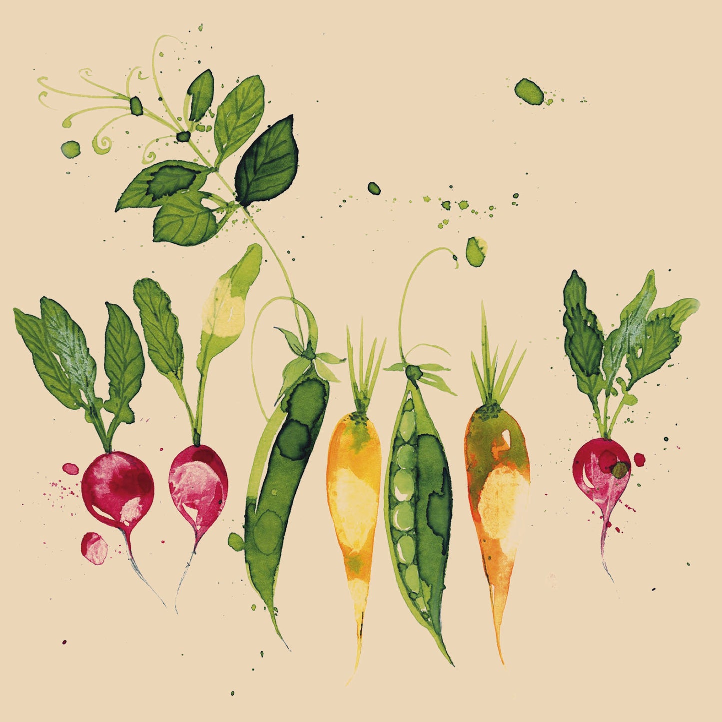 Napkin - Green Vegetable eco