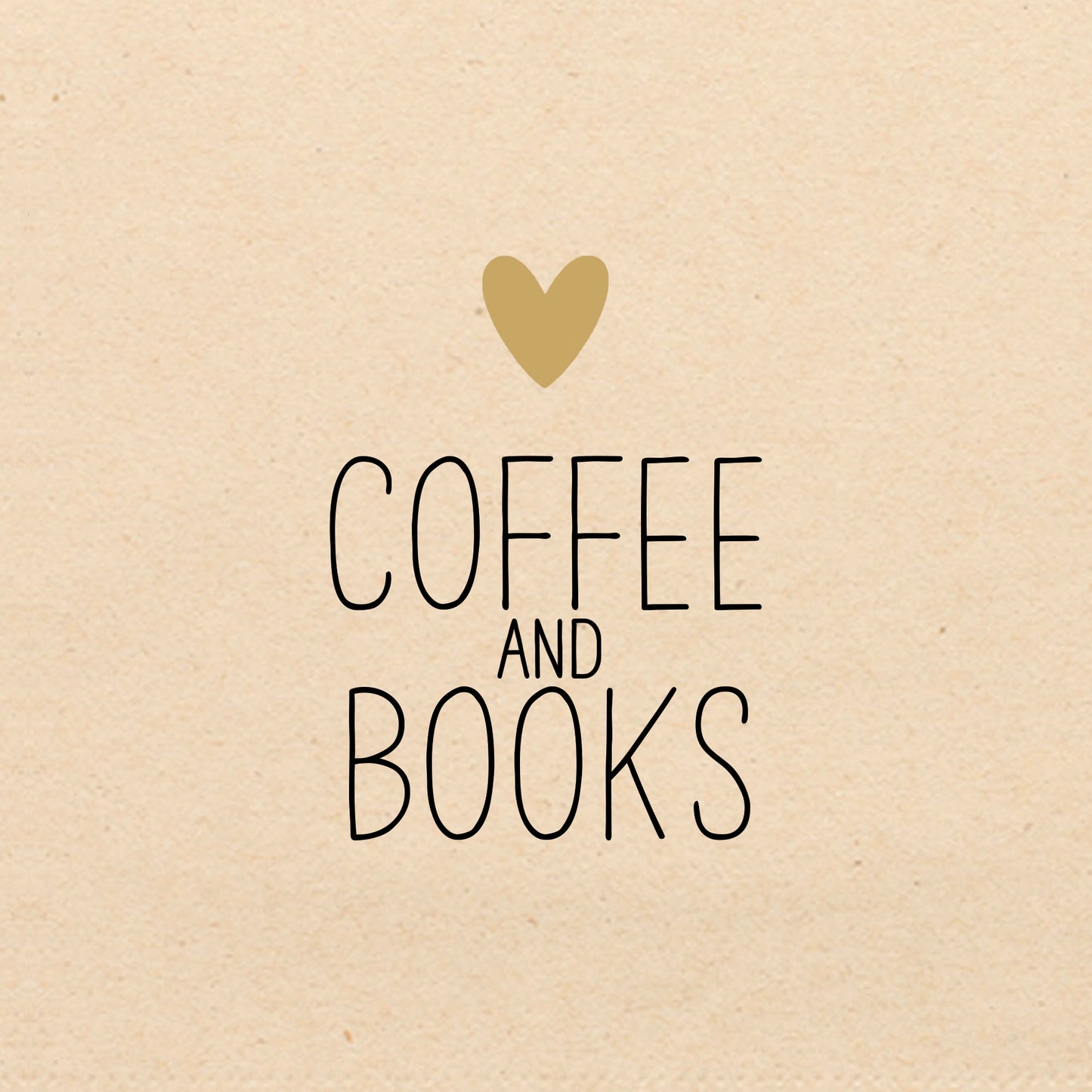 Serviette - Coffee & Books eco