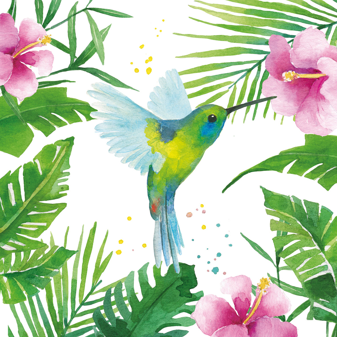 Serviette - Tropical Hummingbird