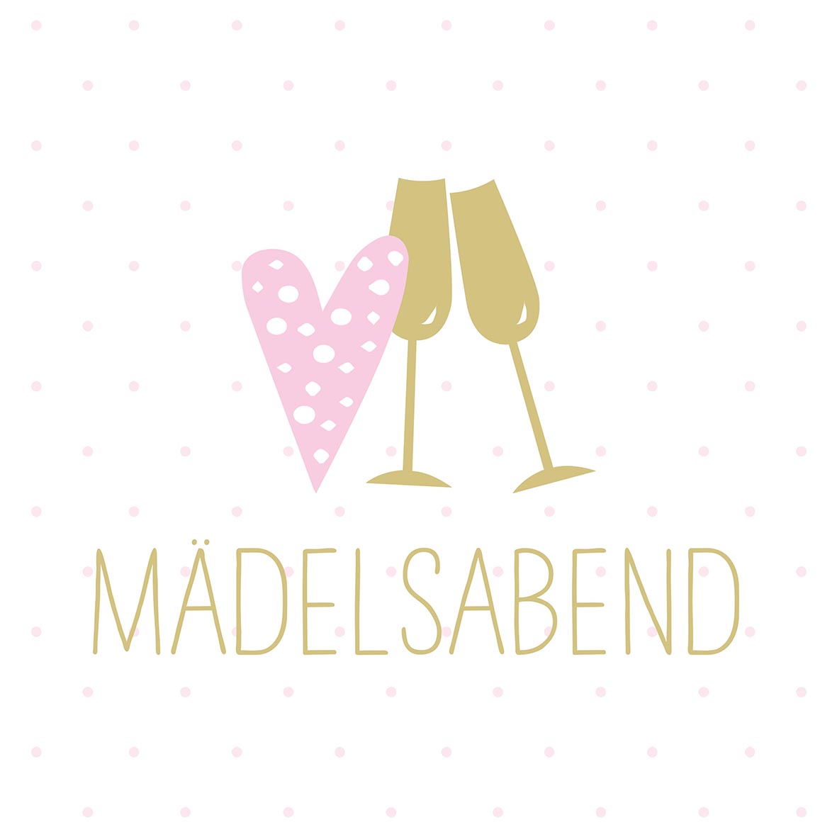 Serviette - Mädelsabend