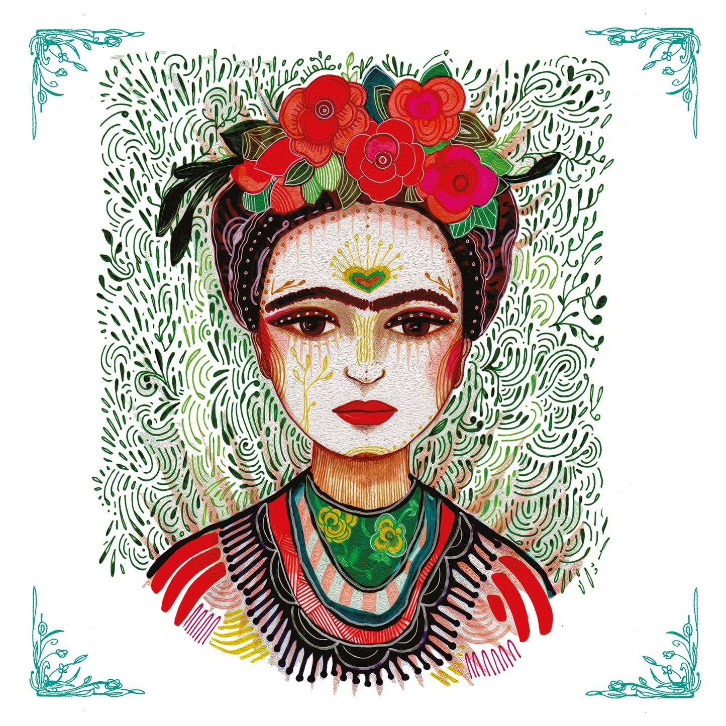 Serviette - Frida: Memory the Heart