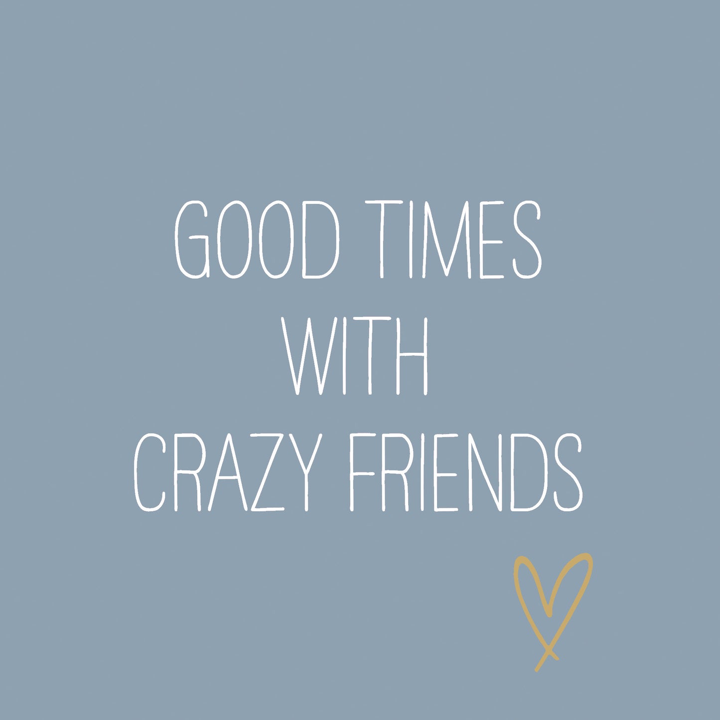 Serviette - Crazy Friends