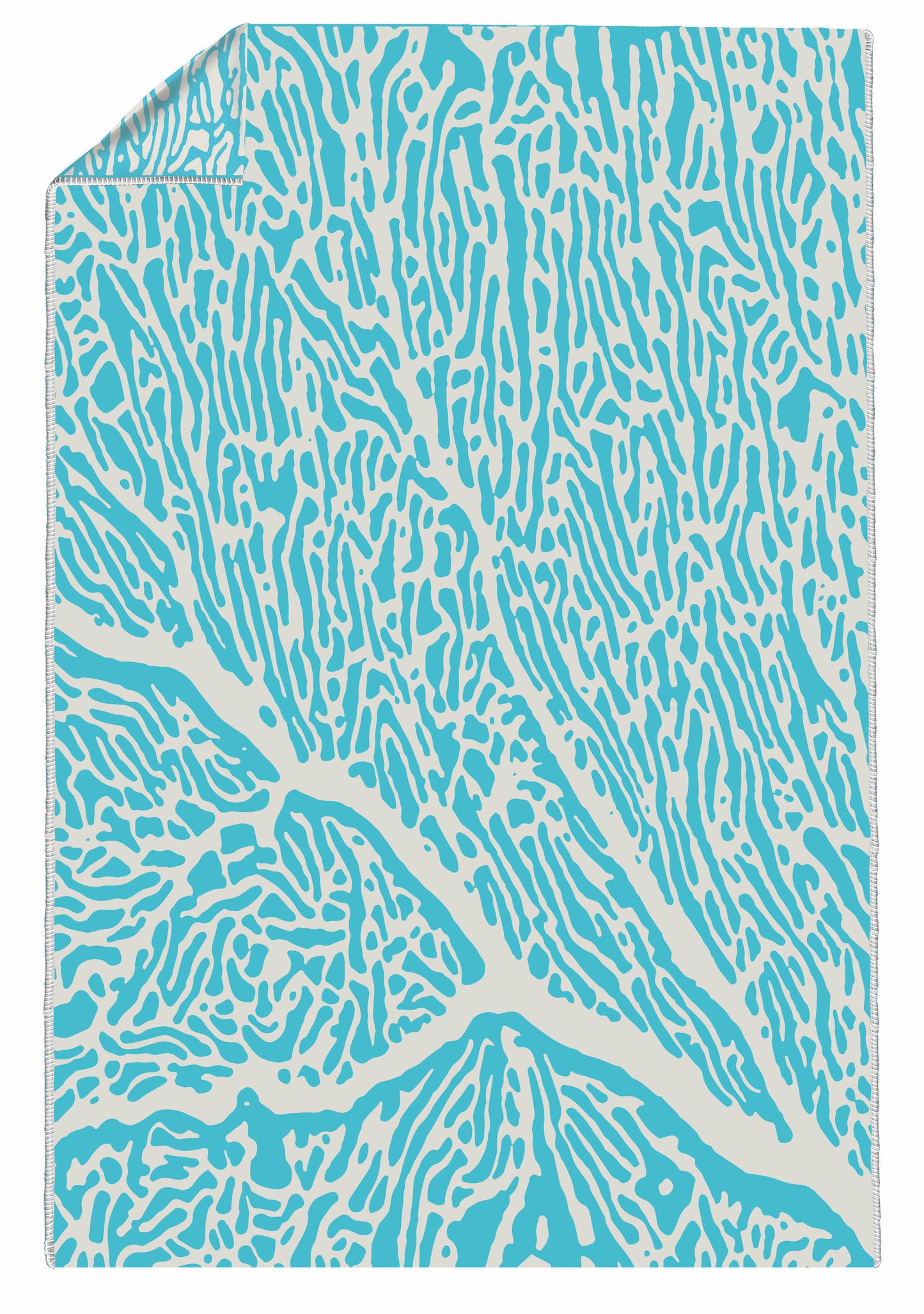 Decke - Coralie turquoise