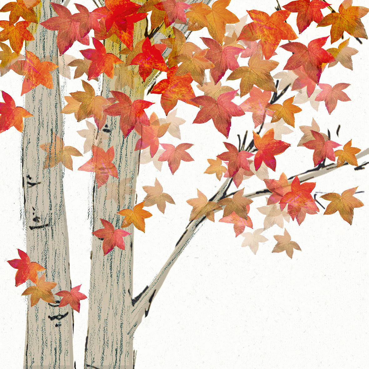 Serviette - Leaves are Falling