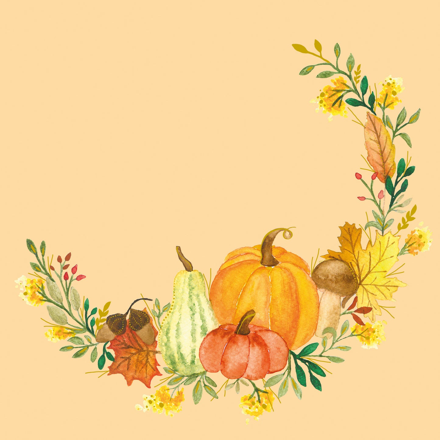 Serviette - Pumpkin Flair