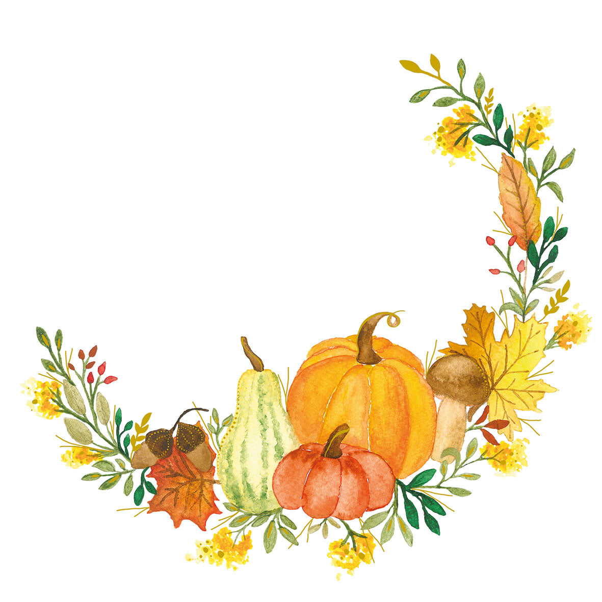 Serviette - Pumpkin Flair