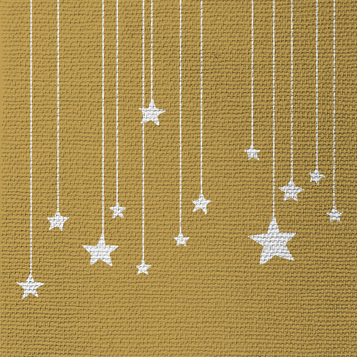Serviette - Stars on Canvas