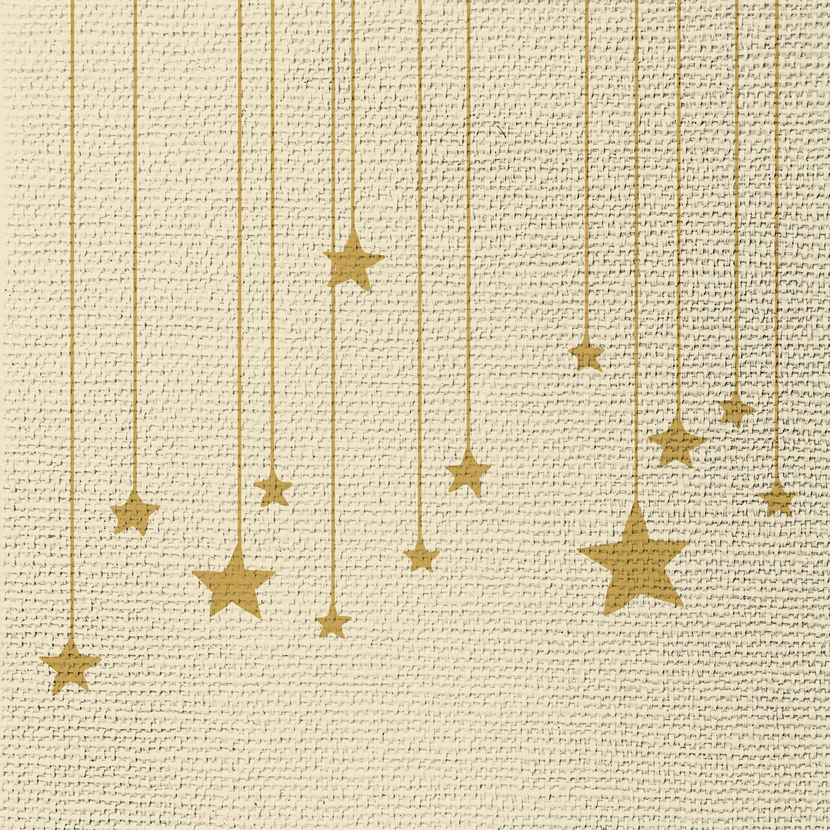 Serviette - Stars on Canvas