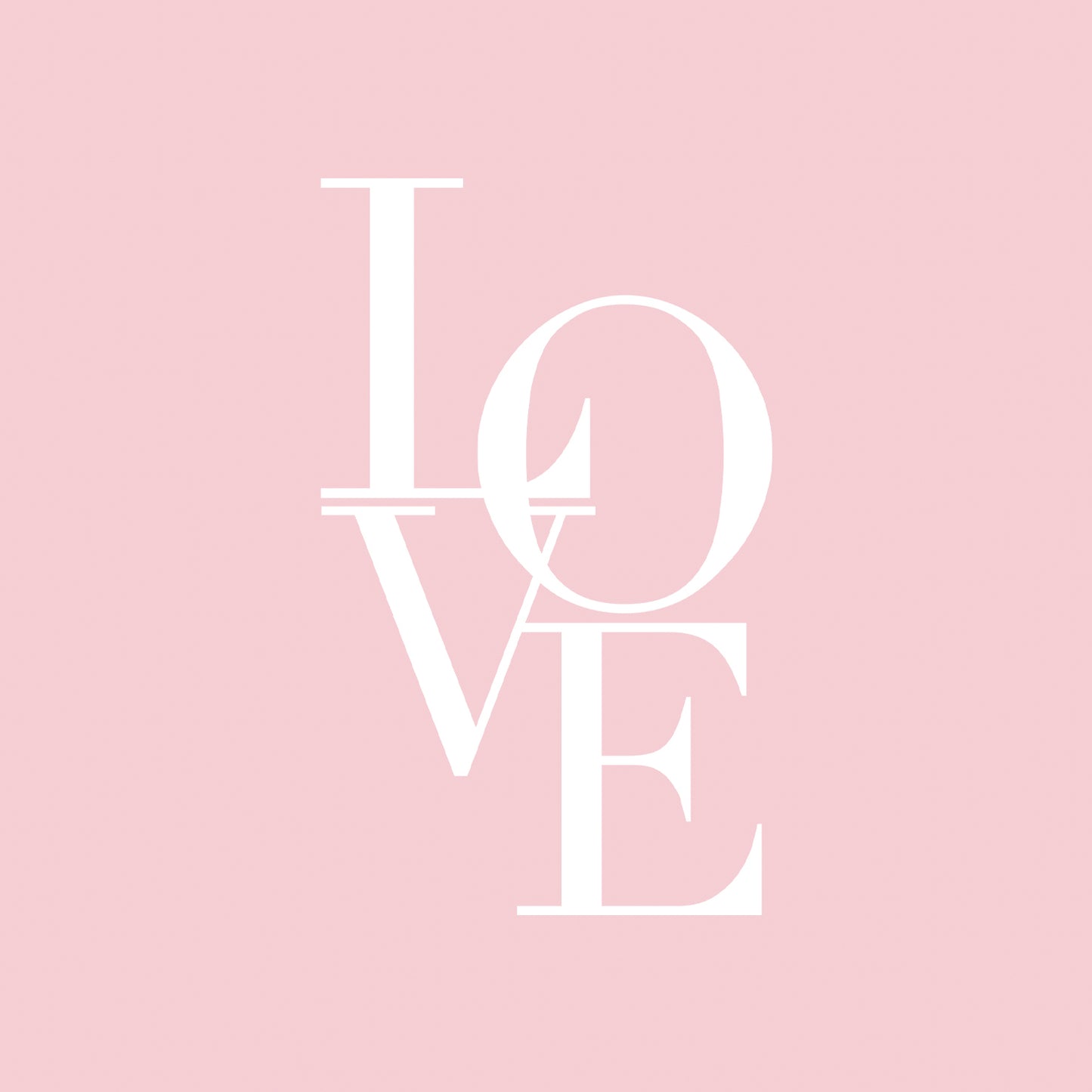 Kleine Serviette - Love