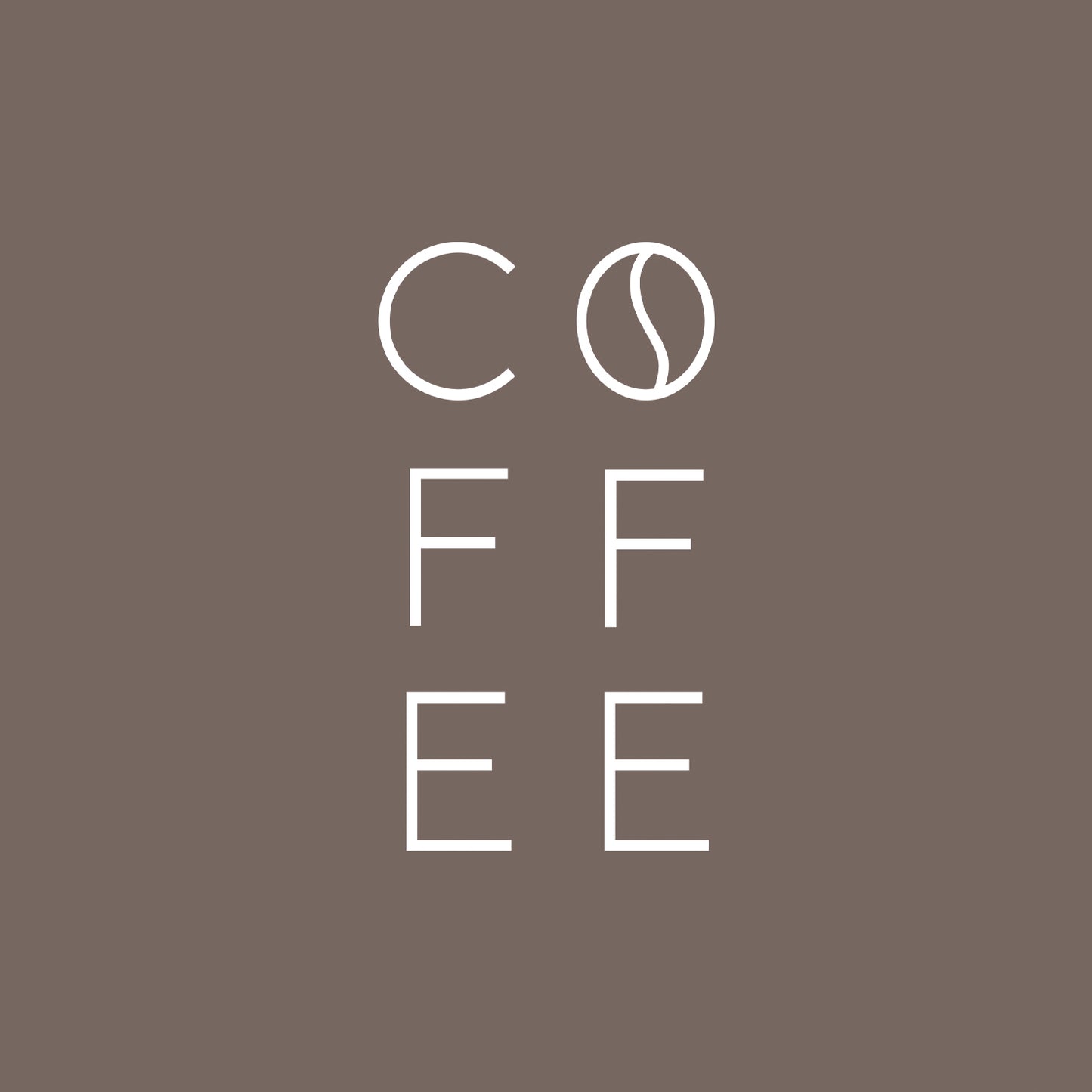 Kleine Serviette - Coffee