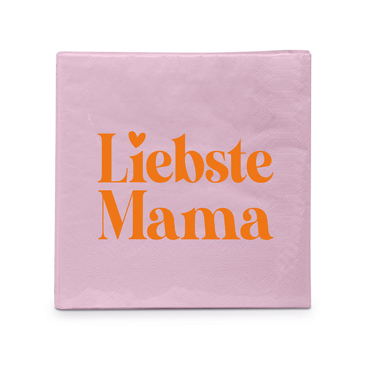 Kleine Serviette - Liebste Mama