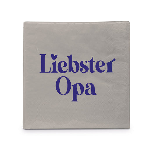 Kleine Serviette - Liebster Opa