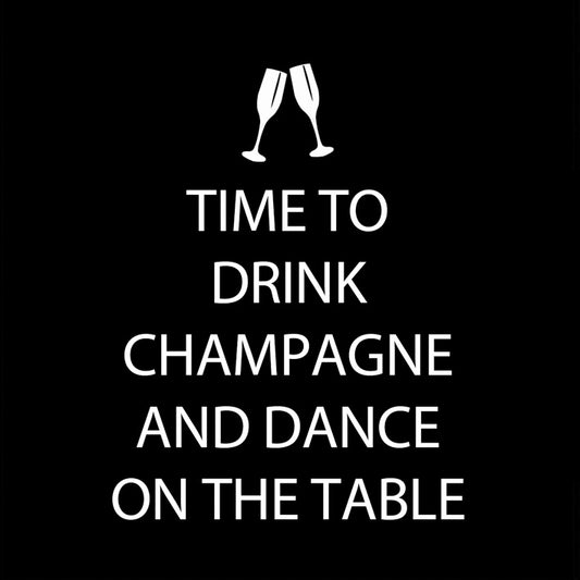 Kleine Serviette - Drink Champagne