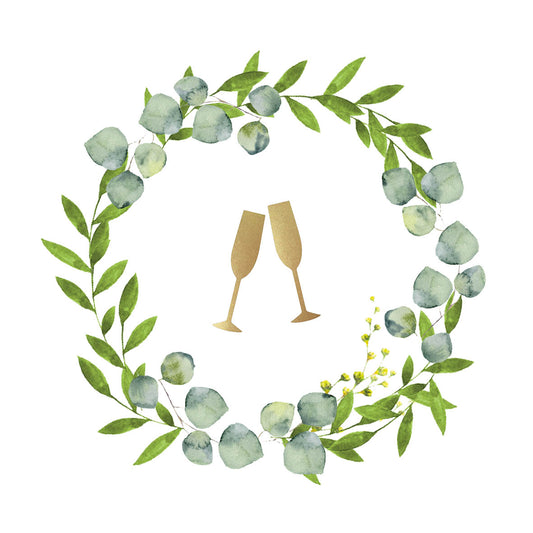 Kleine Serviette - Champagne