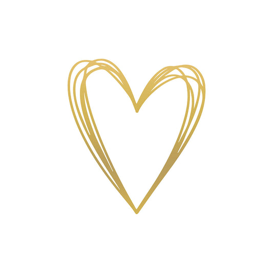 Kleine Serviette - Pure Heart gold