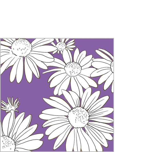 Kleine Serviette - Peggy purple