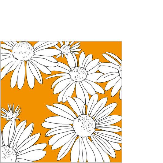 Kleine Serviette - Peggy orange