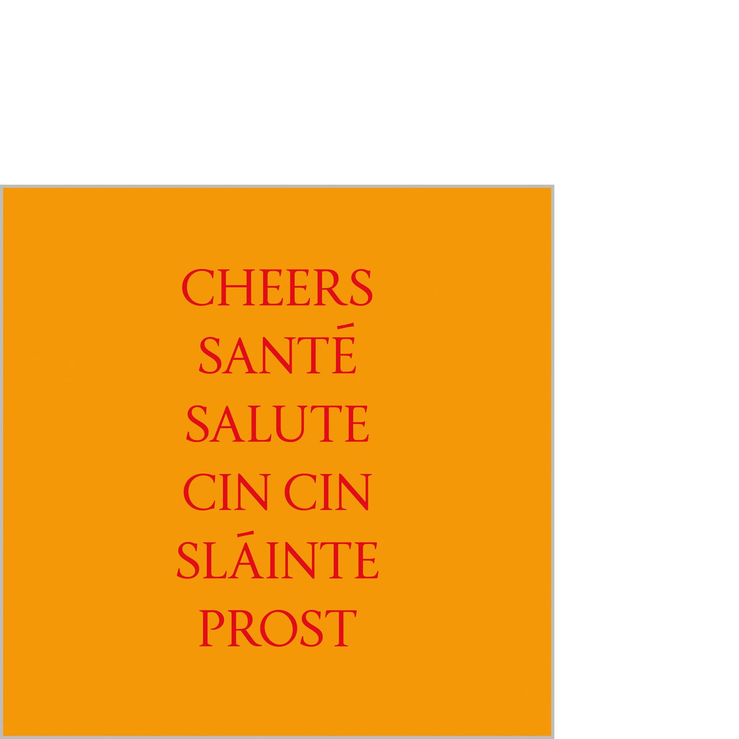 Small napkin - Cheers Prost