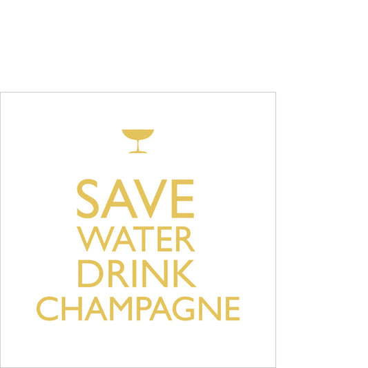 Napkin - Save Water