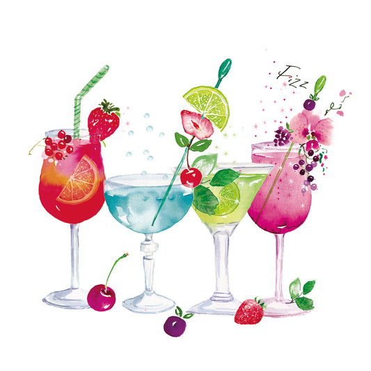Kleine Serviette - Birthday Cheers