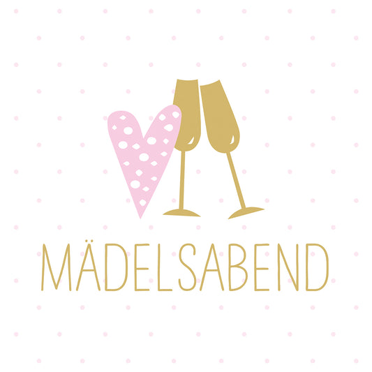 Serviette - Mädelsabend