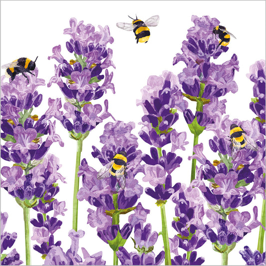 Serviette - Bees & Lavender