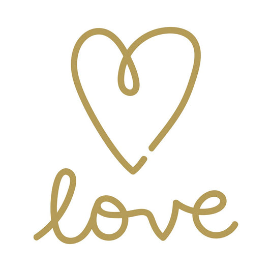 Kleine Serviette - LOVE
