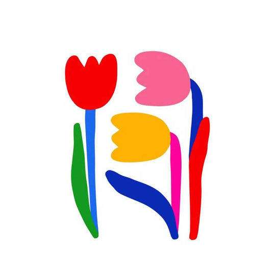 Serviette - Tulipes