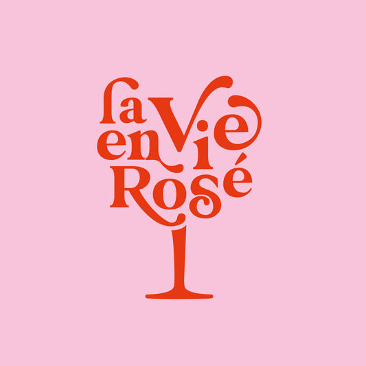 Serviette - La vie en rose