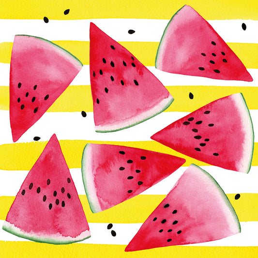 Serviette - Melon & Stripe