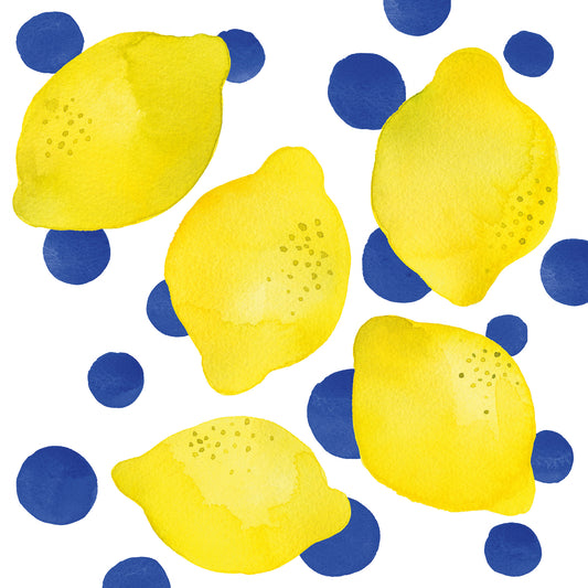 Napkin - Lemon &amp; Dots