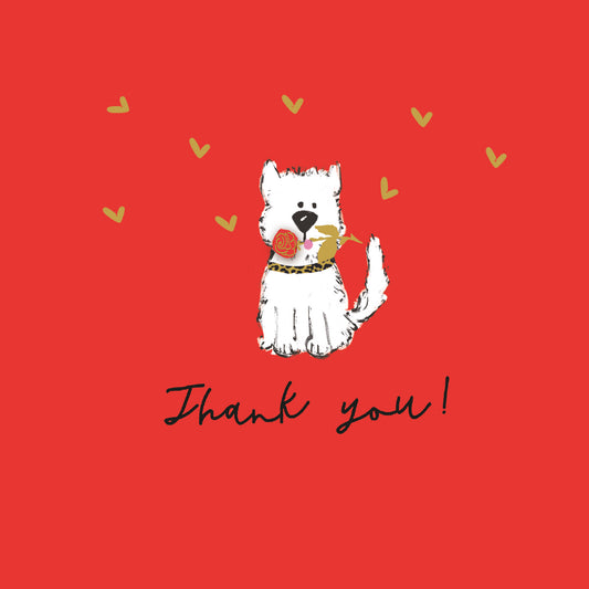 Napkin - Hearts Graphic