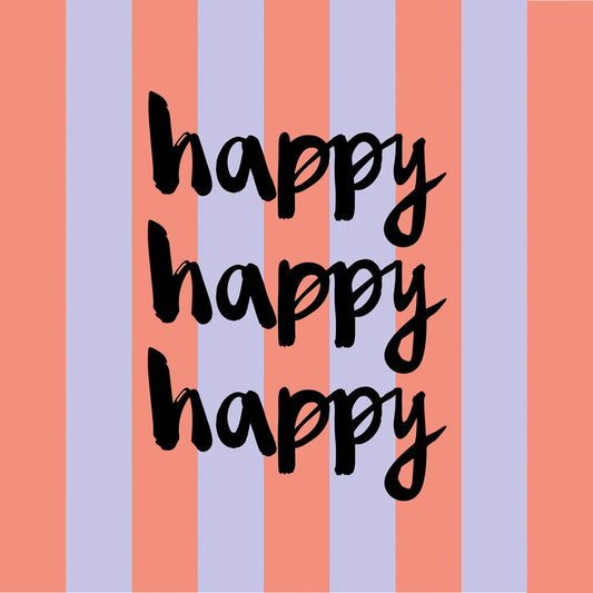 Serviette - Formart Happy