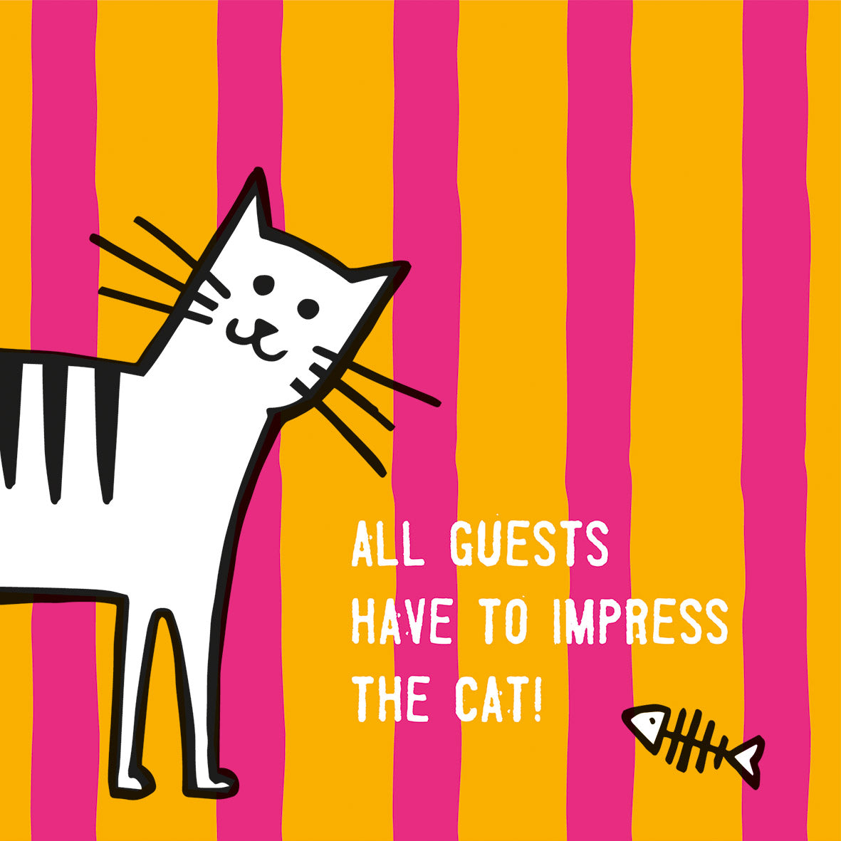 Serviette - Impress the Cat