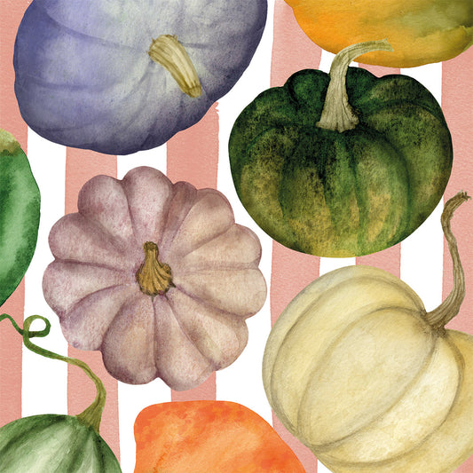 Serviette- Pumkin & Stripes