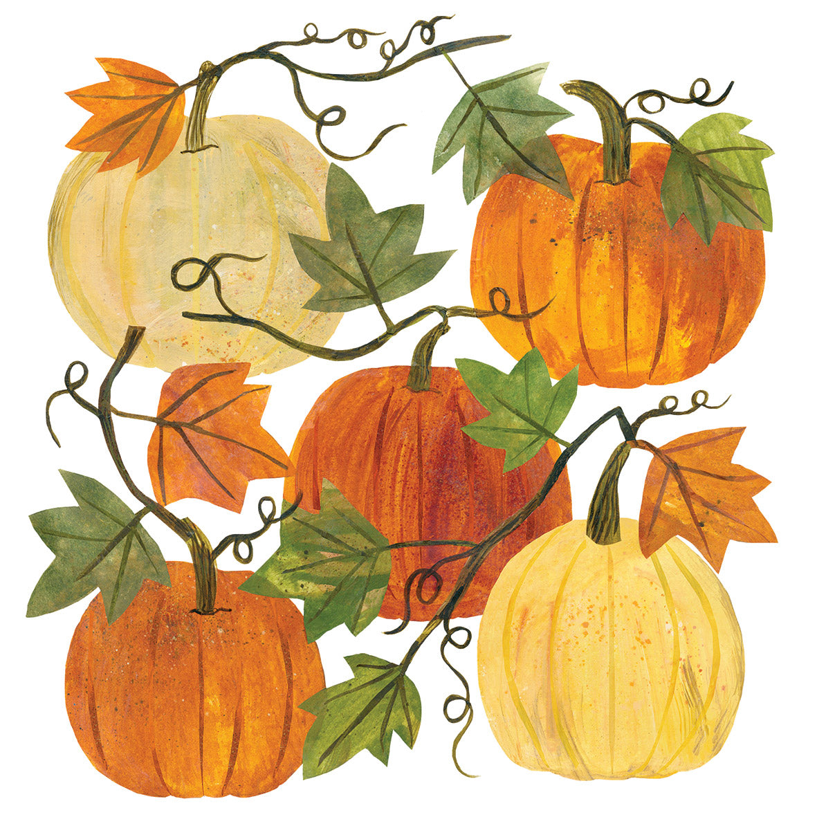 Serviette- Tracey's Pumpkins