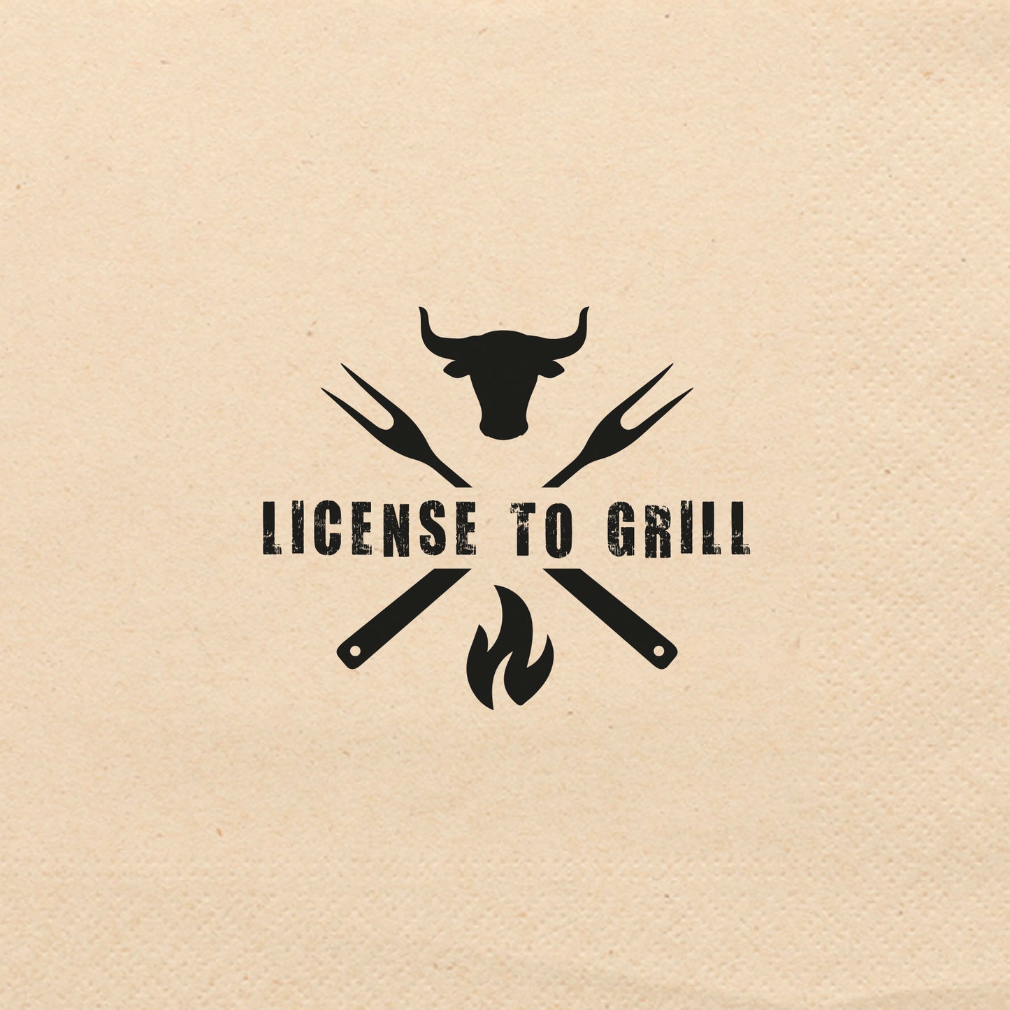 Napkin - License to Grill eco 