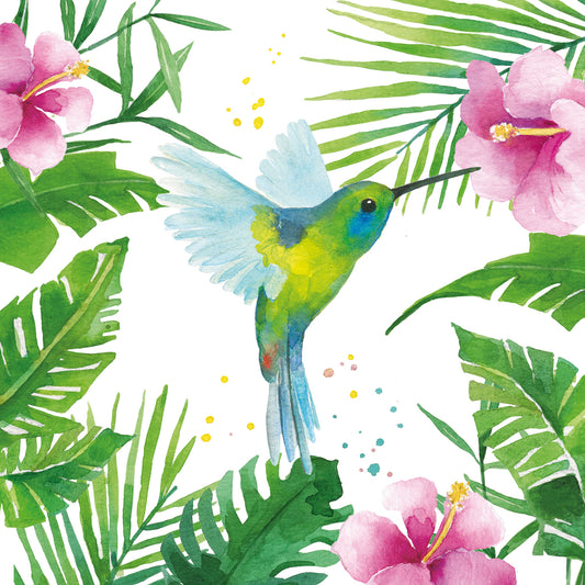Napkin - Tropical Hummingbird