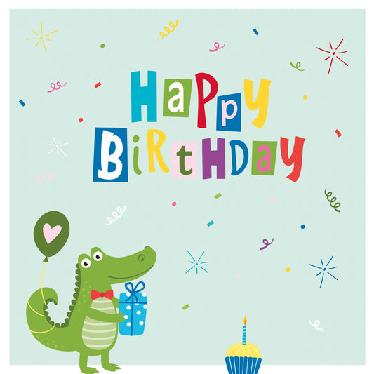 Napkin - Croco Birthday 