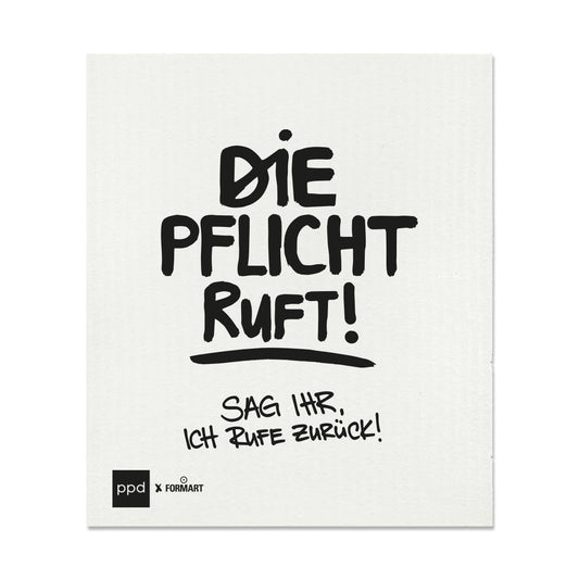 Schwammtuch - Die Pflicht ruft