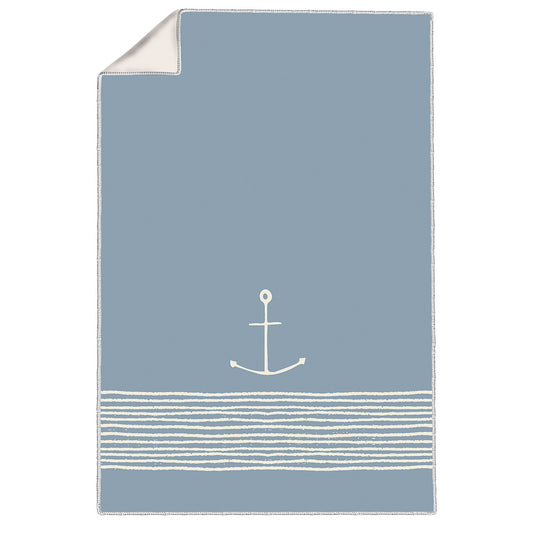 Decke - Anchor Blue